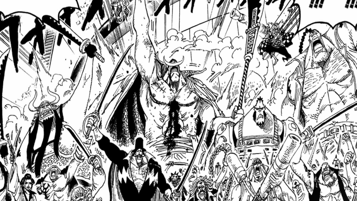 The Whitebeard Pirates in the One Piece manga