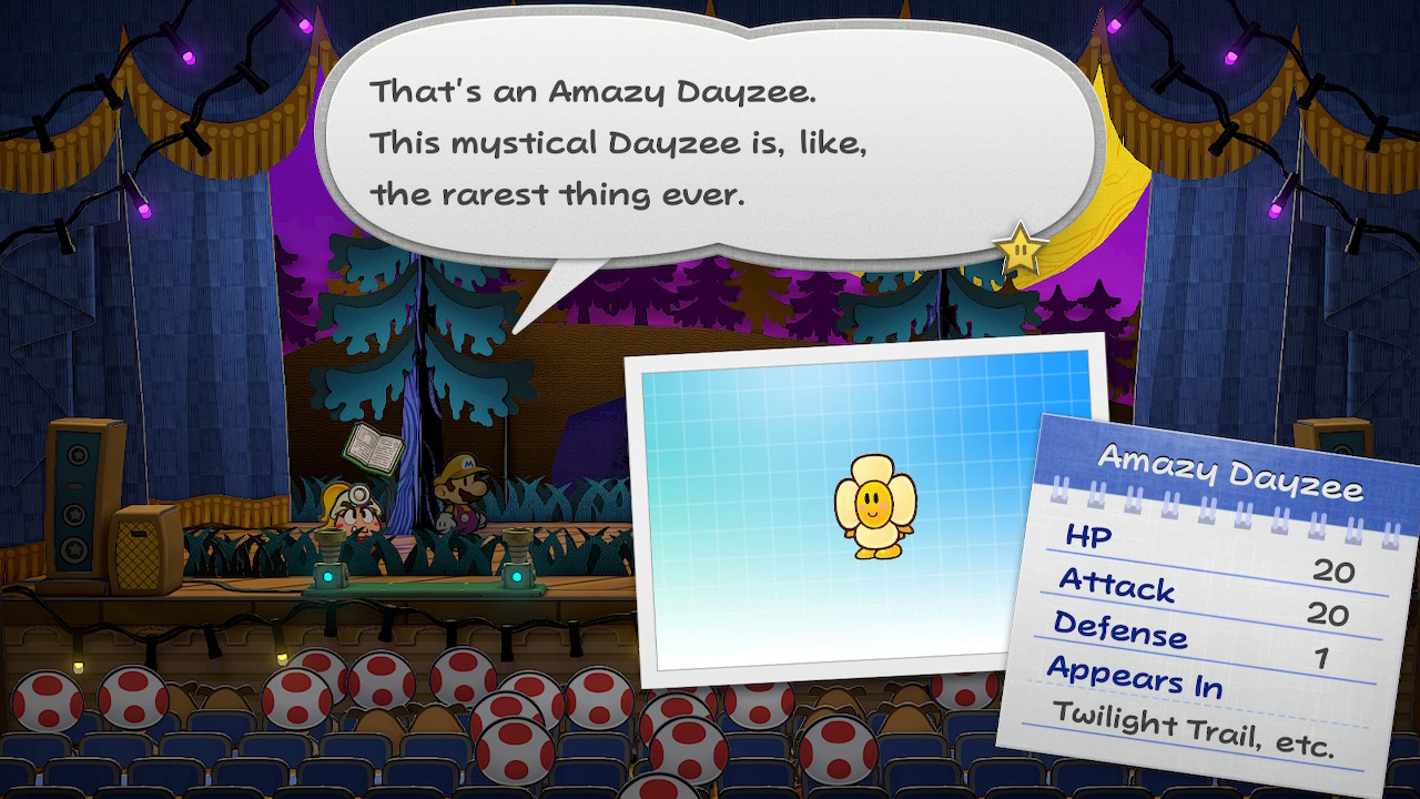 An Amazy Dayzee in Paper Mario: The Thousand-Year Door