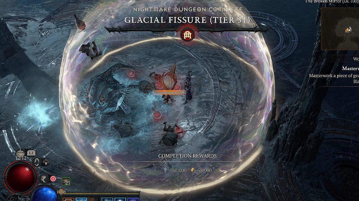Pincushioned Doll drop in Diablo 4.