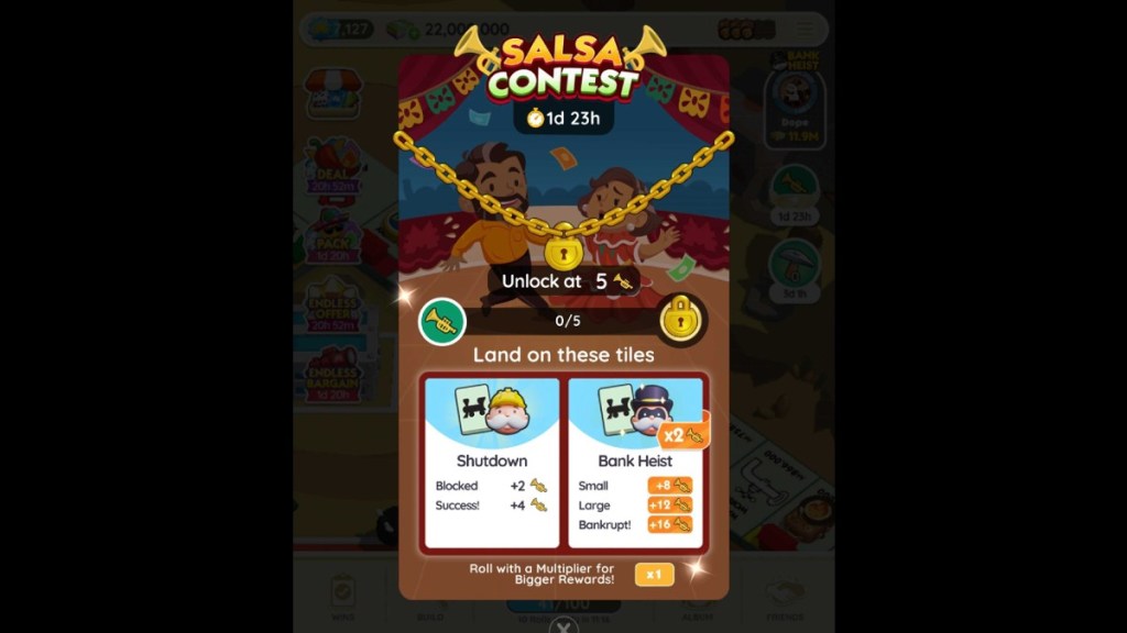 Salsa Contest Monopoly GO Rules