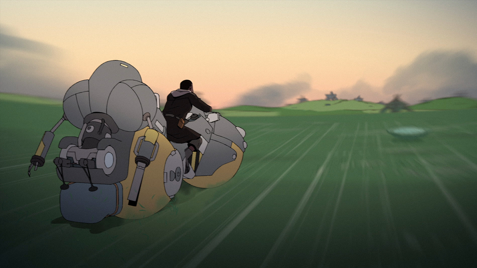 Azi and Levi in Scavengers Reign Season 1