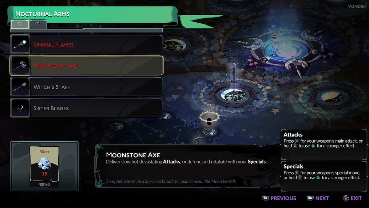 unlocking different weapons in hades 2