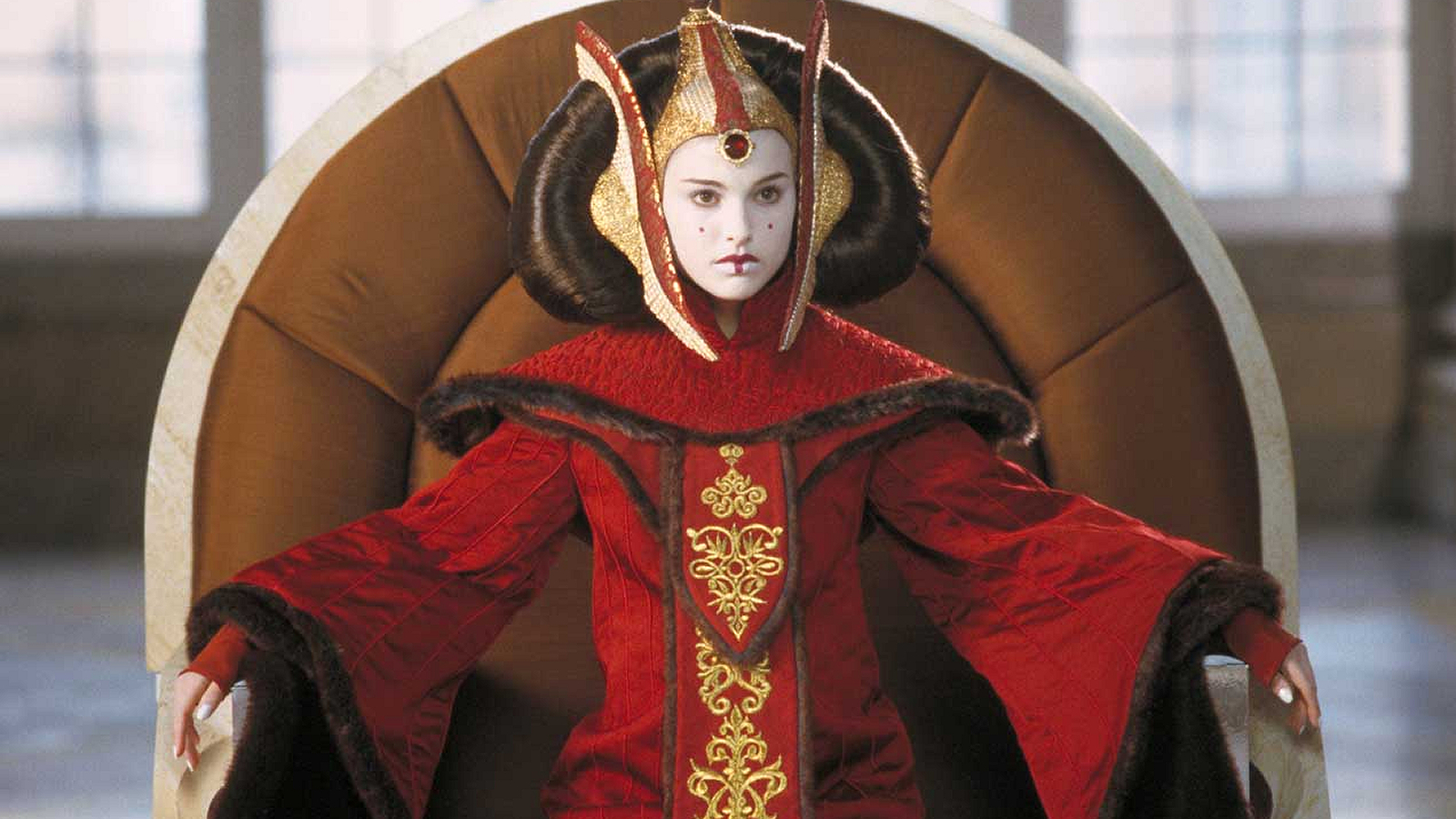 Natalie Portman as Queen Amidala in Star Wars: The Phantom Menace
