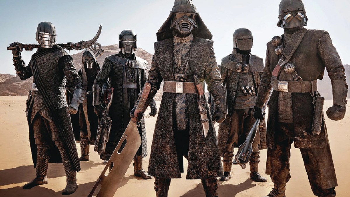 The Knights of Ren in the Pasaana desert in Star Wars: The Rise of Skywalker