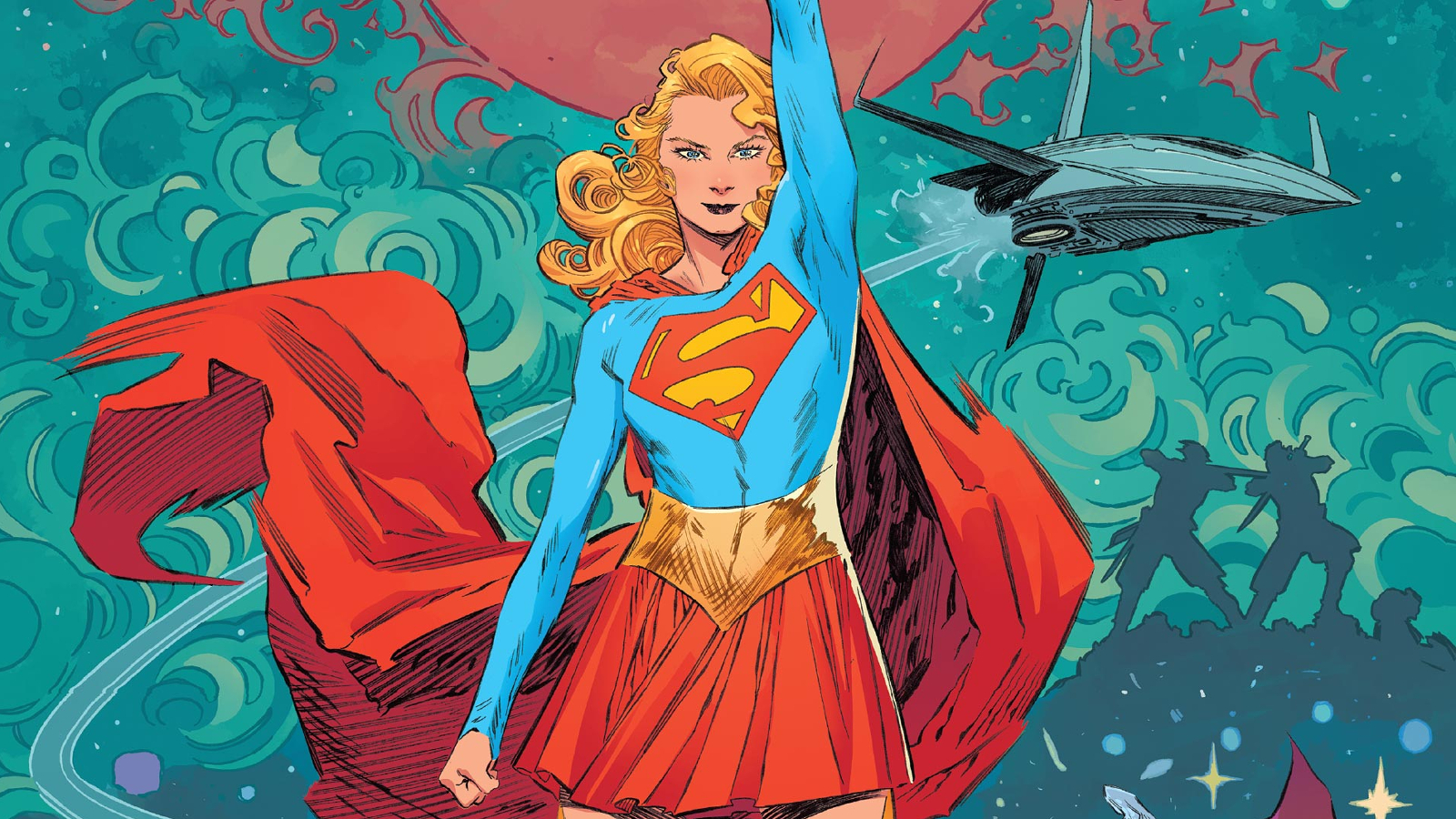 Cropped cover artwork for Supergirl: Woman of Tomorrow #1 by Bilquis Evely
