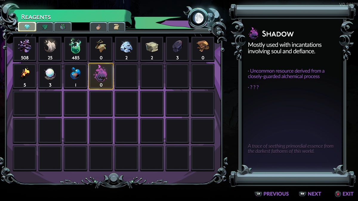 Shadow in Hades 2
