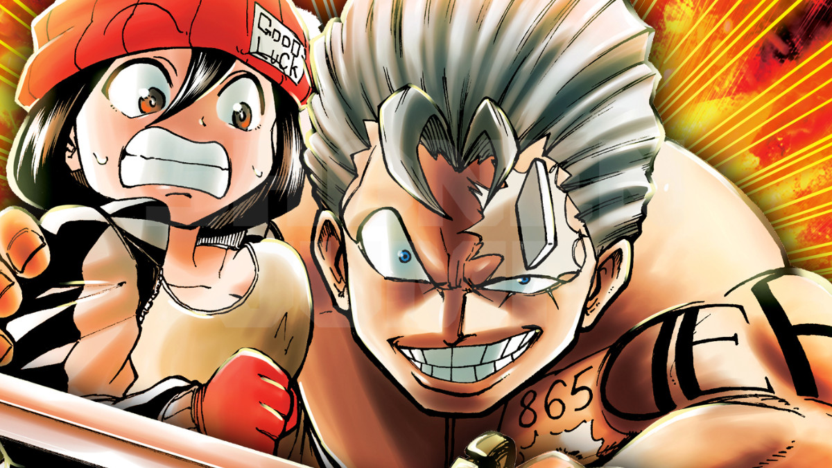 The VIZ header image for Undead Unluck featuring the two main characters