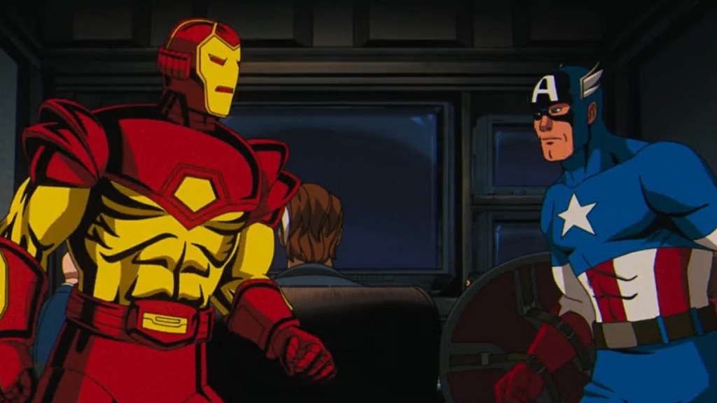 Iron Man and Captain America in X-Men 97 Season 1, Episode 10