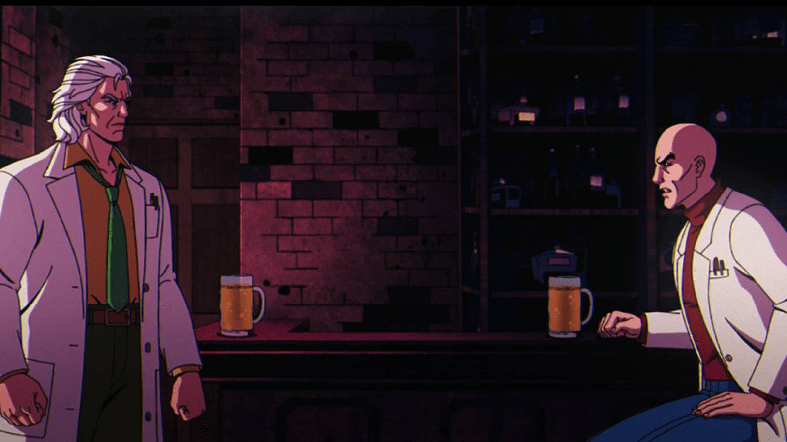 Magneto and Professor X debate in X-Men '97 Season 1, Episode 10