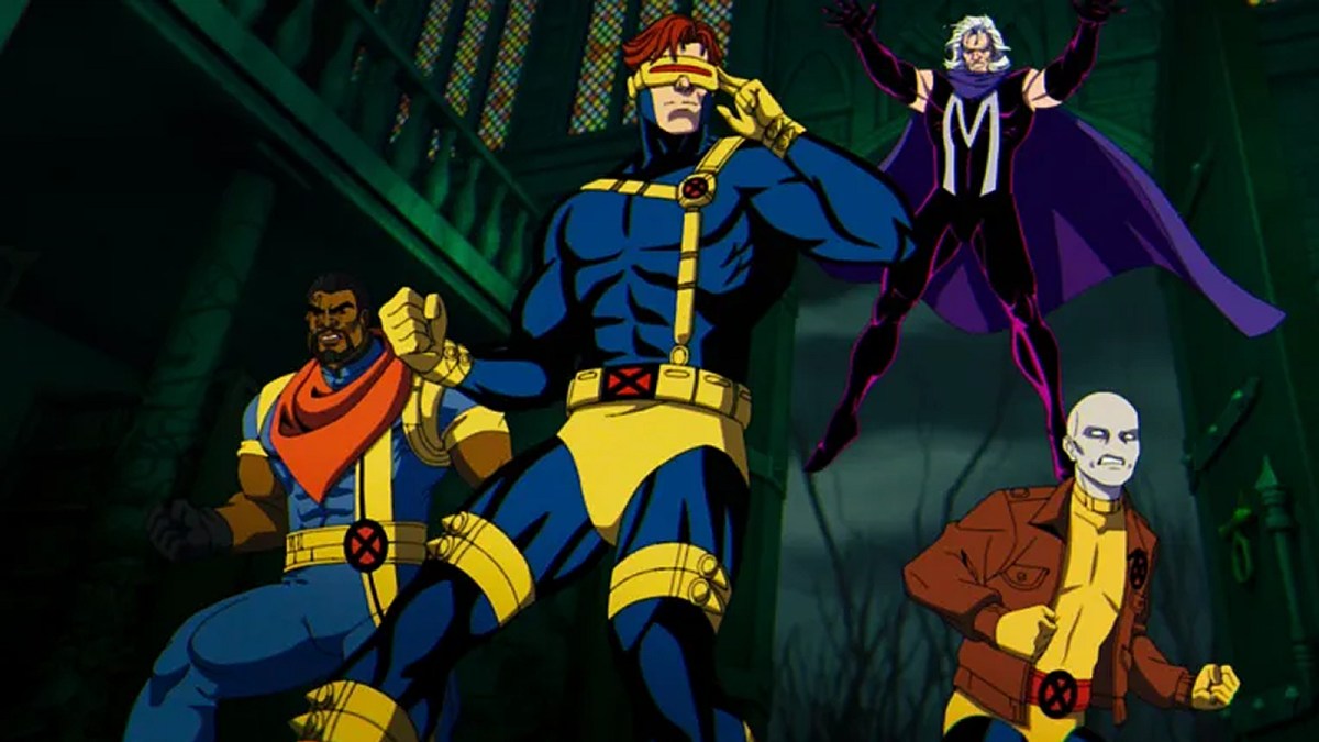 Bishop, Cyclops, Magneto, and Morph in X-Men '97 Season 1, Episode 3, "Fire Made Flesh"
