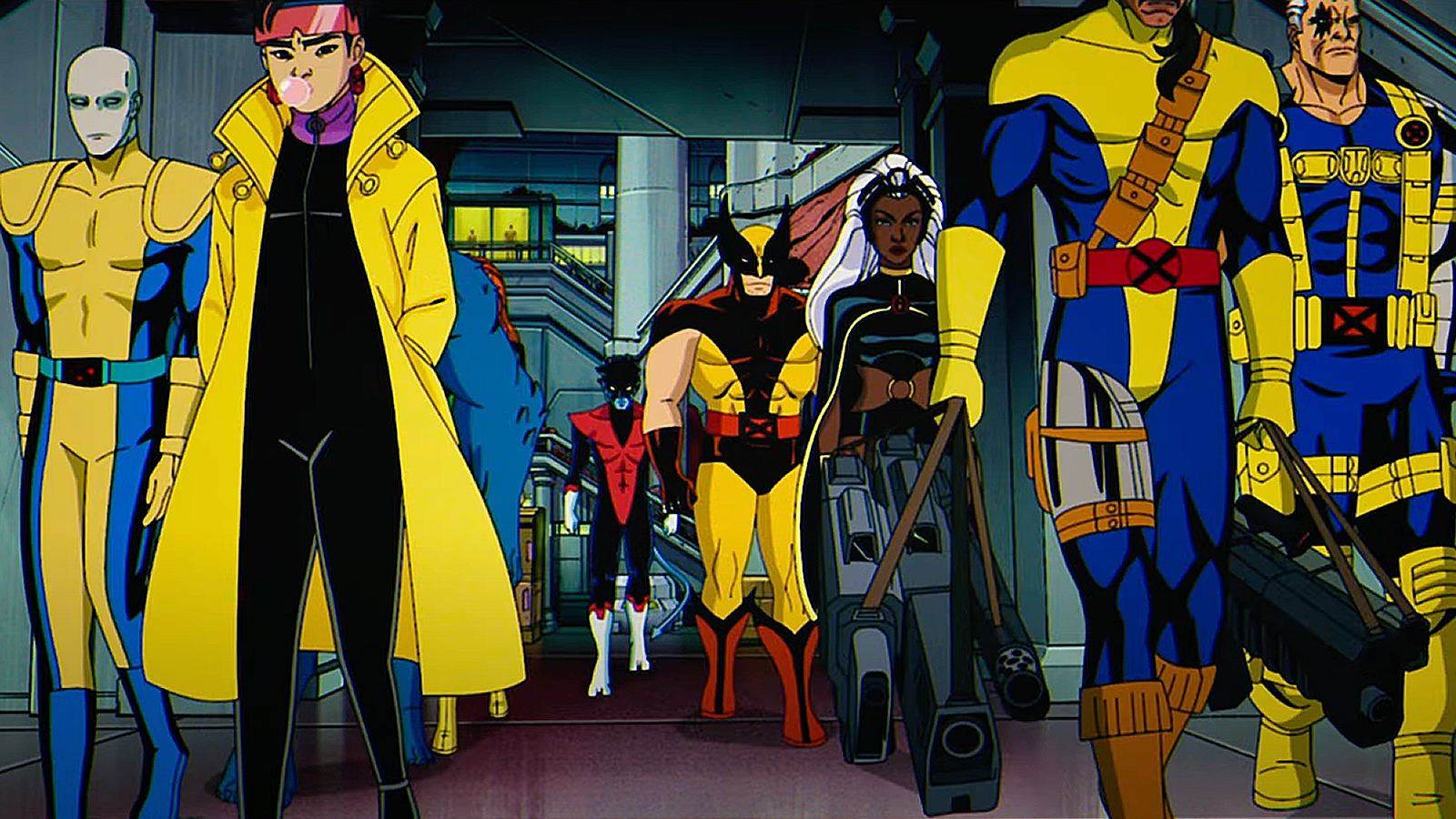 The X-Men wearing their classic costumes in X-Men '97 Season 1, Episode 9