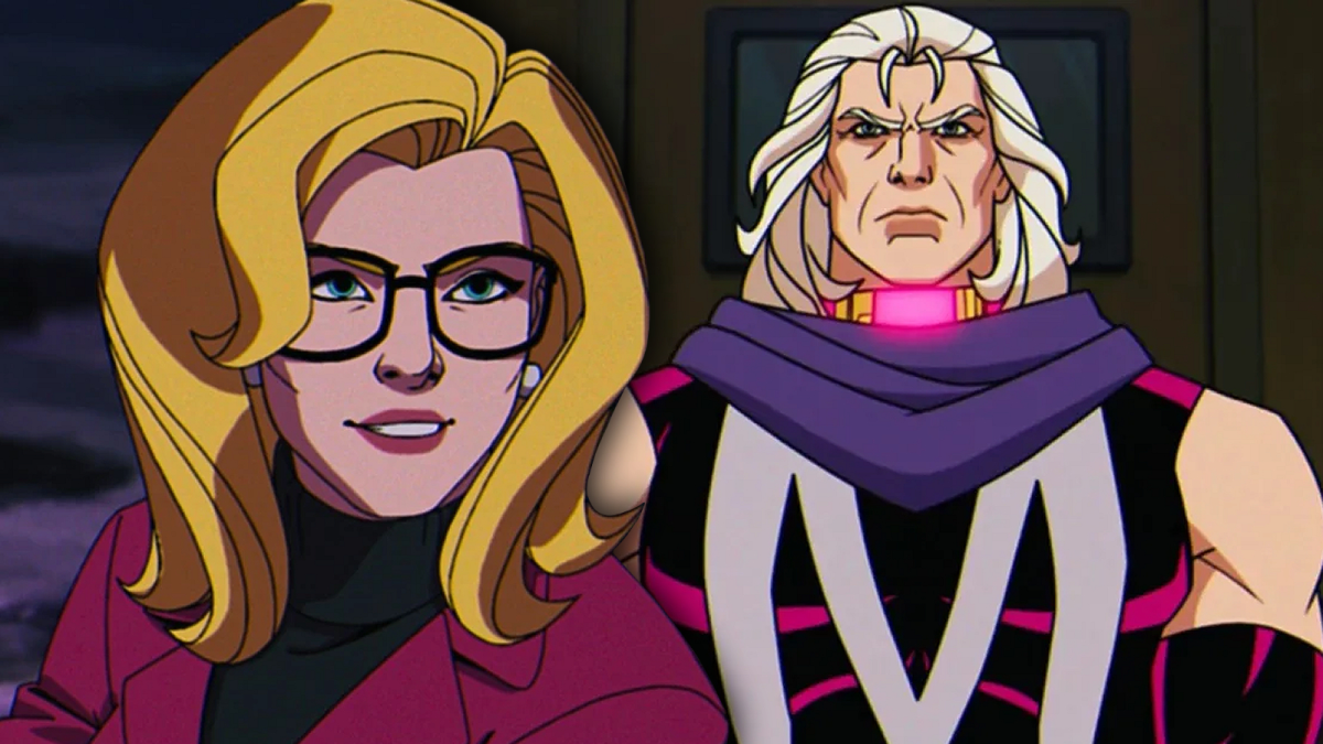 Combined stills of Valerie Cooper and Magneto in X-Men '97 Season 1