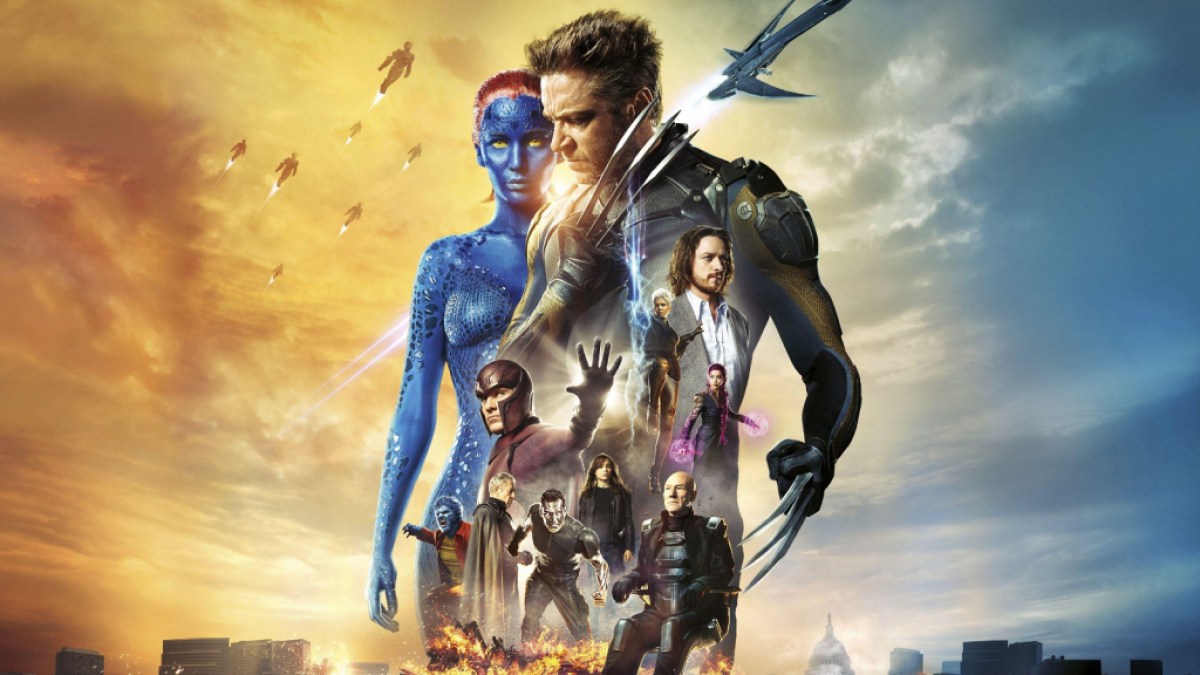 Cropped poster artwork for X-Men: Days of Future Past featuring the core cast