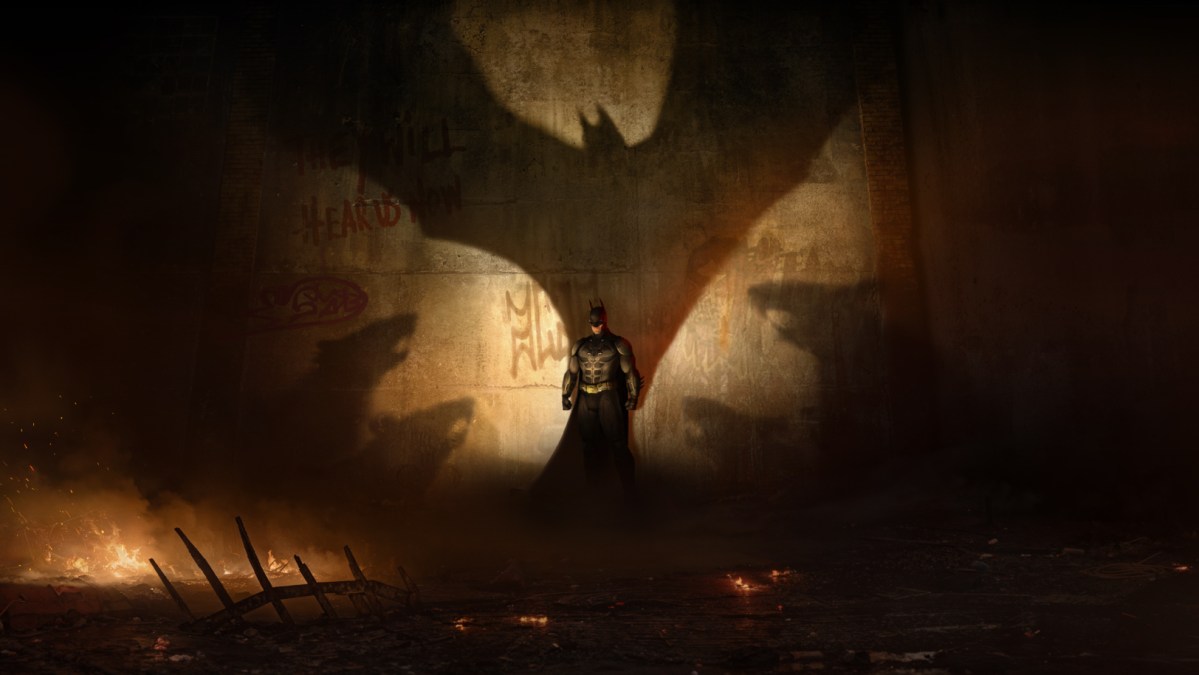 Batman in the shadow in Batman: Arkham Shadow.