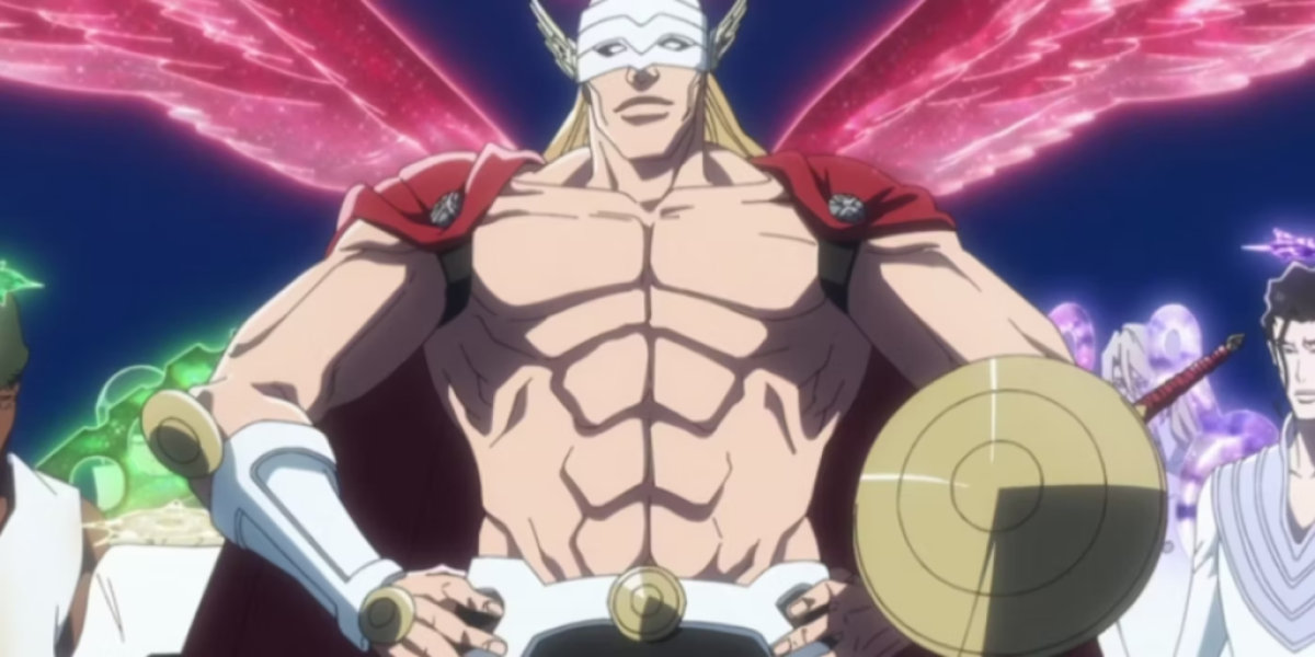Gerard Valkyrie flexes his muscles