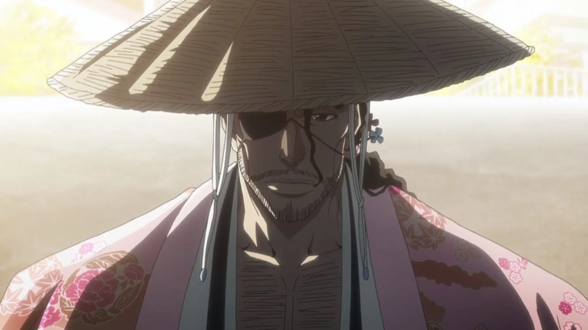 Shunsui wears his straw hat low