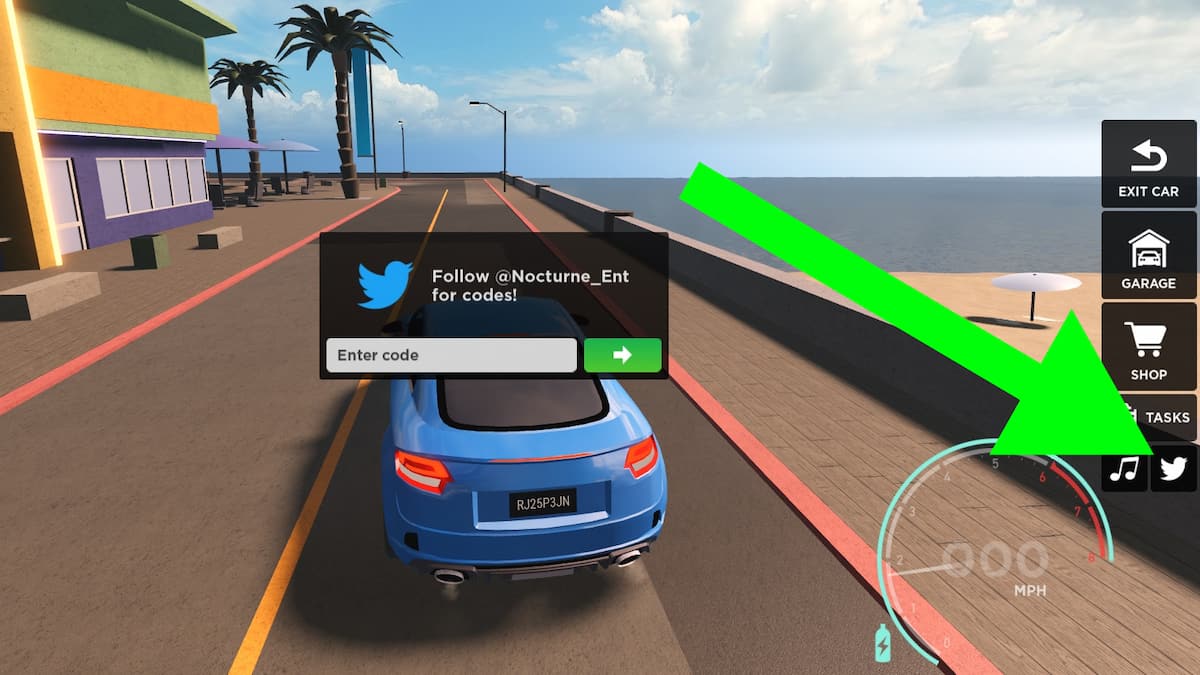 How to redeem codes in Driving Simulator. 