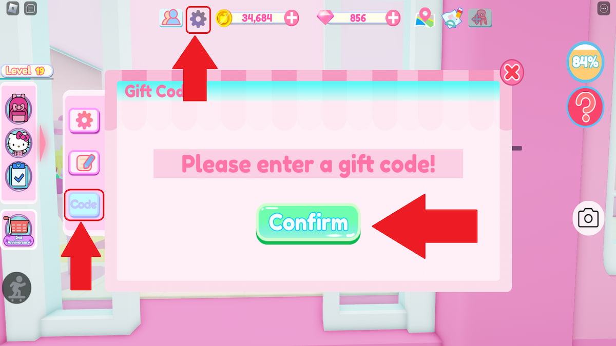 my Hello Kitty Cafe How to redeem codes