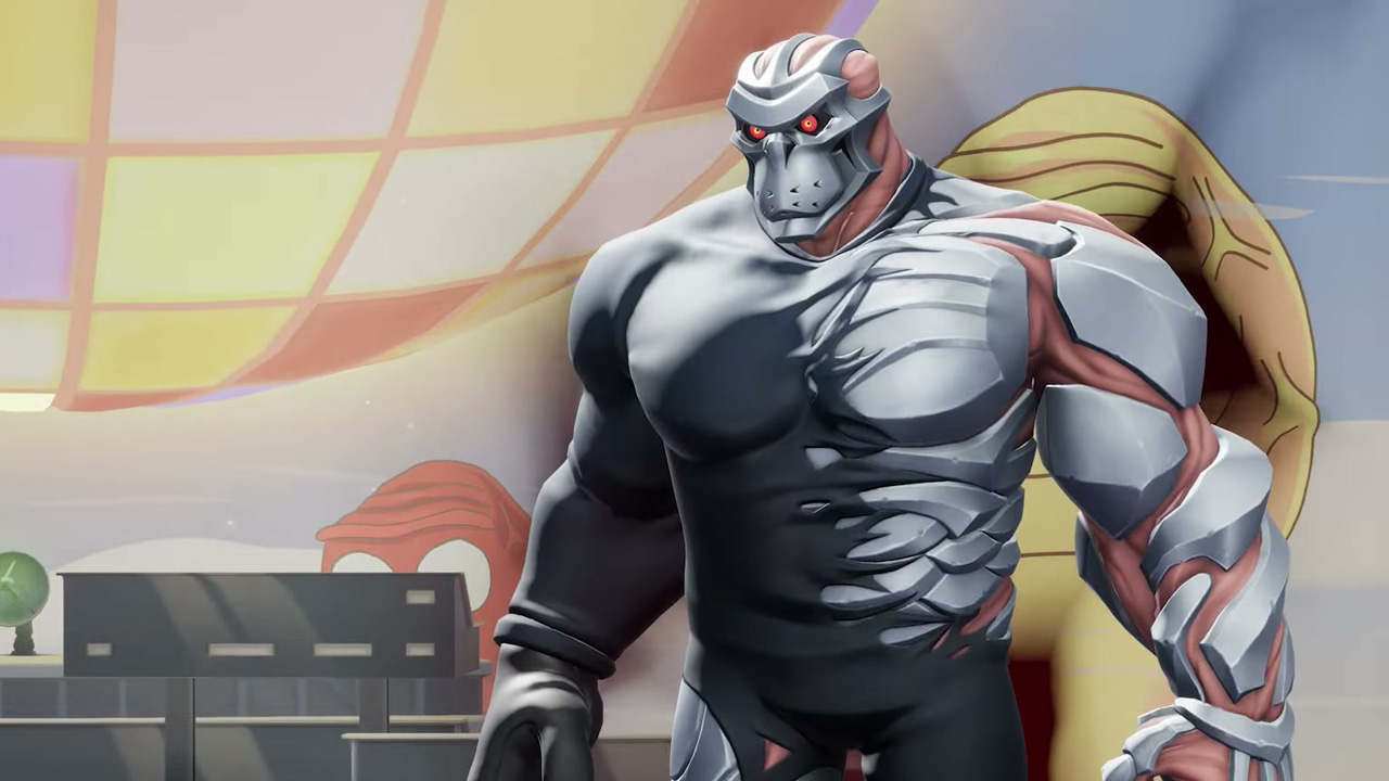 Jason Voorhees in Multiversus, in his shiny metal Jason X appearance.