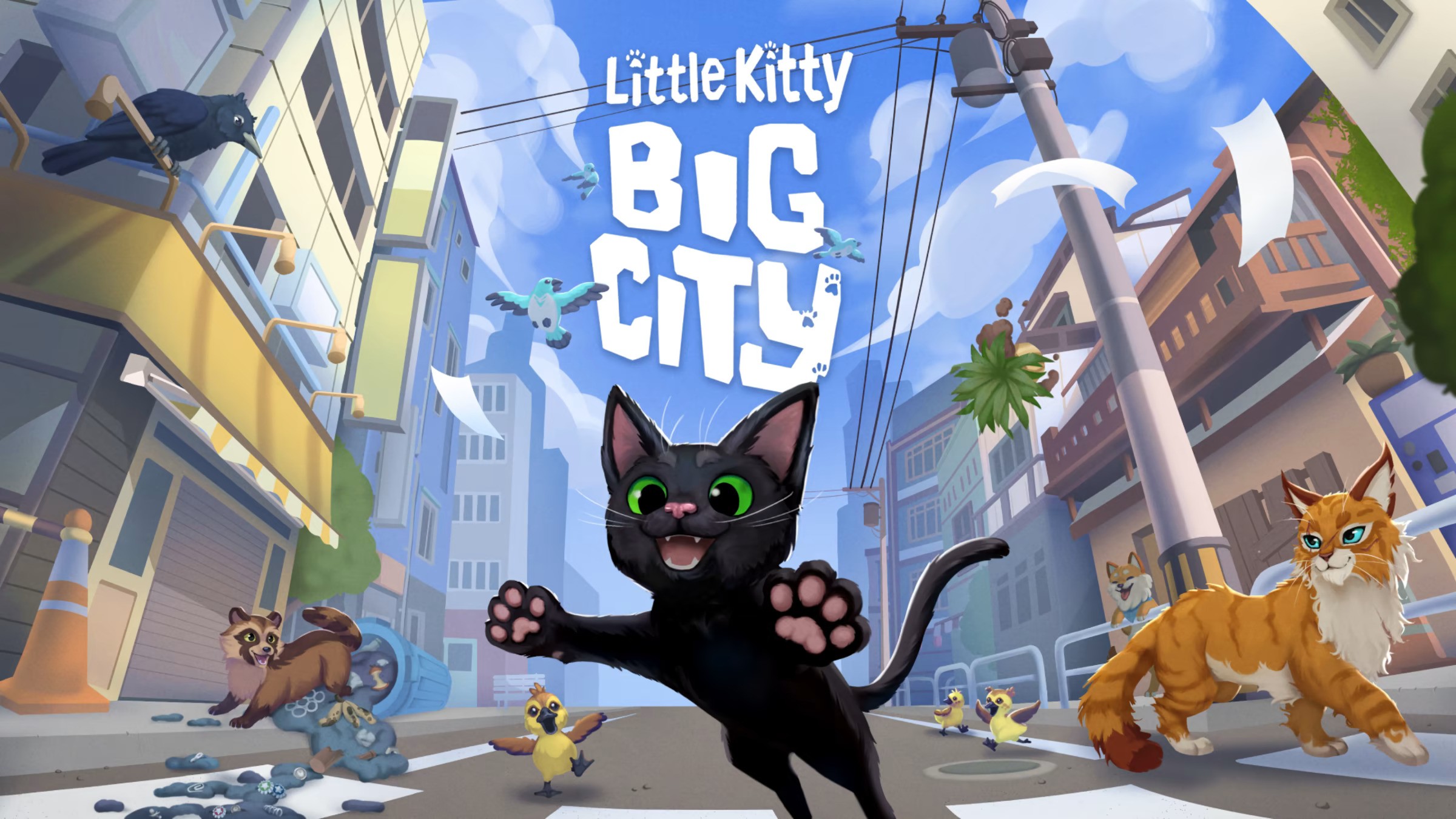 The cover art for Little Kity, Big City.
