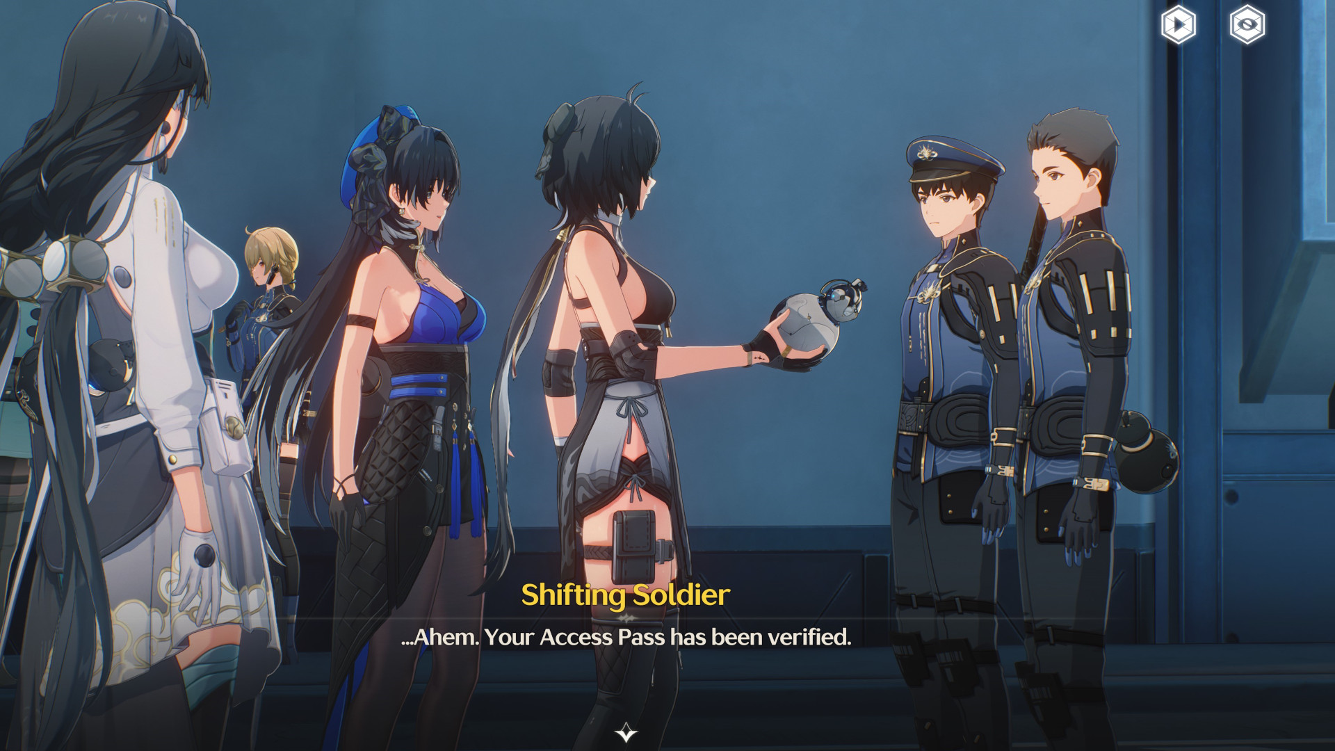 wuthering waves dialogue with soldiers