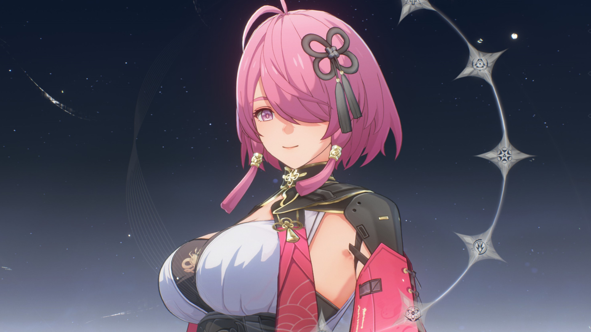 pink haired taoqi from wuthering waves