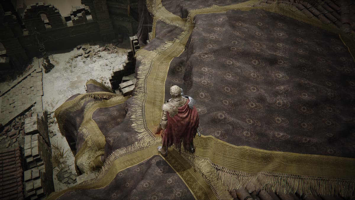 Tarnished near where you can find the Well Depths Key in Elden Ring