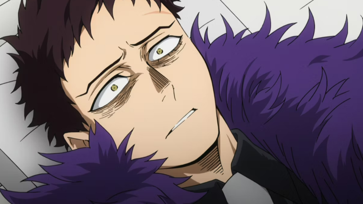 Chisaki looking afraid in My Hero Academia