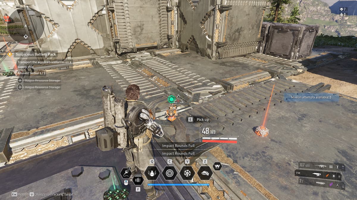 Image of the resource you gain after destroying the repository in The First Descendant
