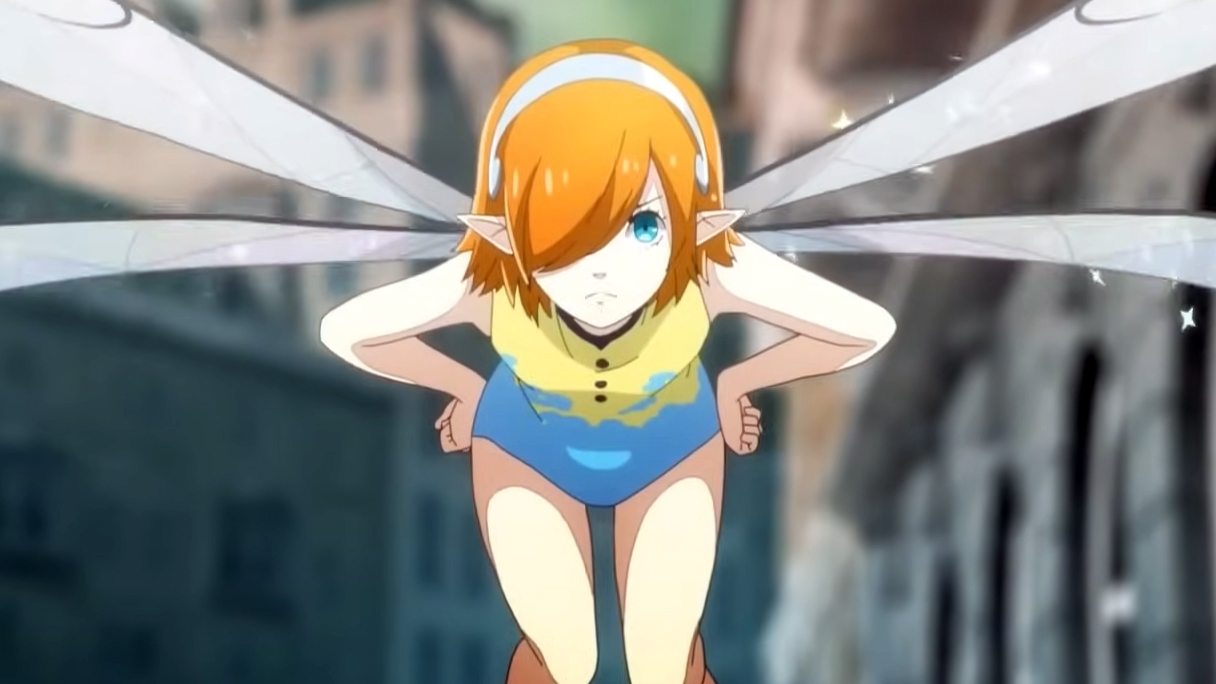 A header showing the fairy character in Metaphor: ReFantazio.