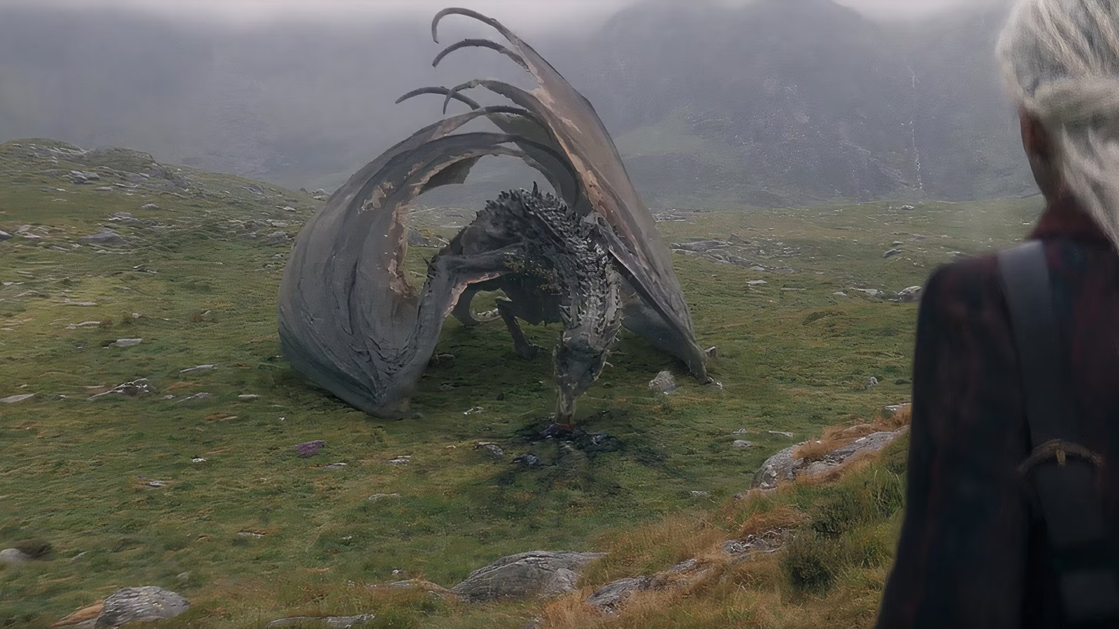 Rhaena Targaryen and Sheepstealer in House of the Dragon Season 2, Episode 8