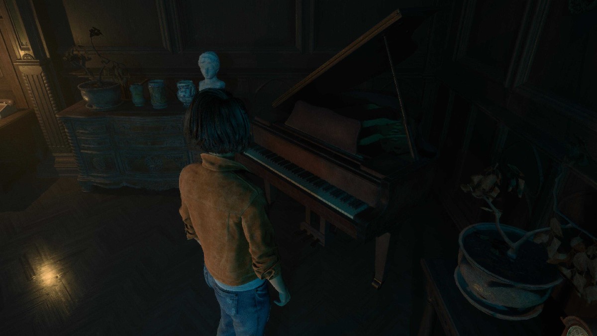 The piano in The Casting of Frank Stone