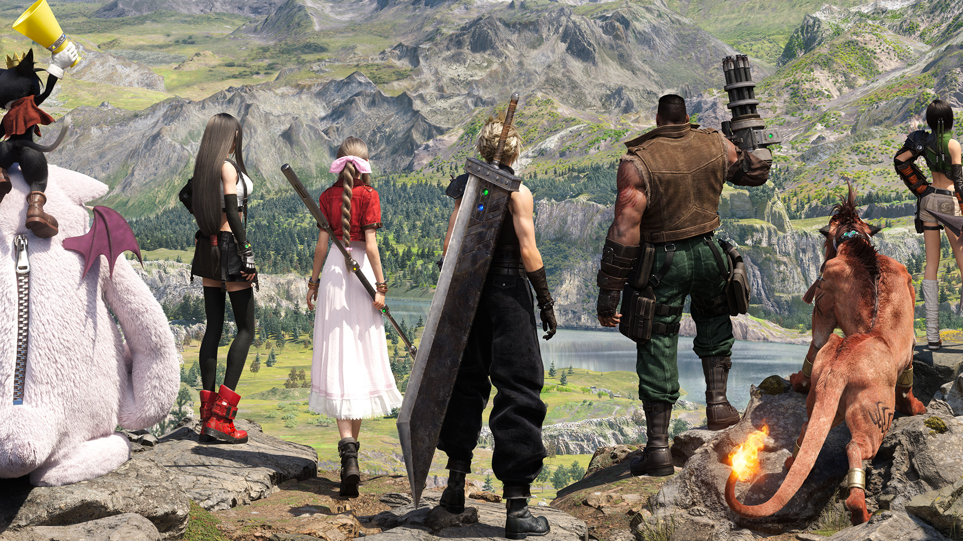 Final Fantasy VII Rebirth characters.