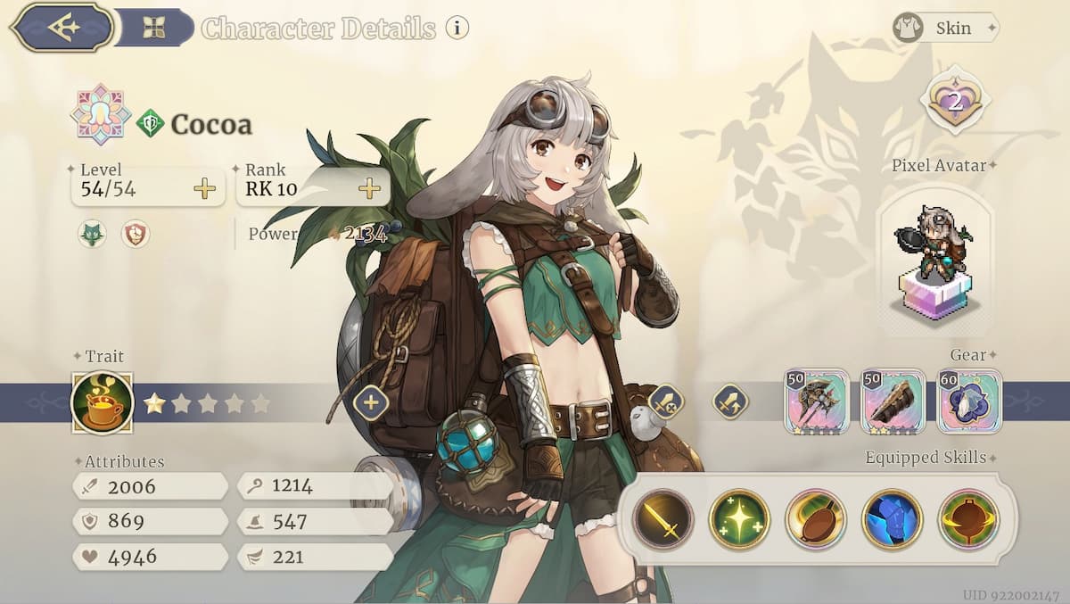 Best Cocoa Build in Sword of Convallaria (Best Skills & Gear)