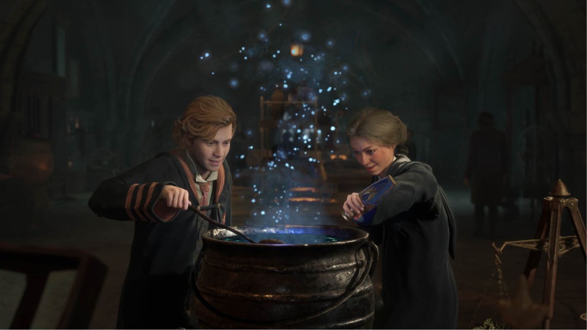 How to Brew and Equip Potions Hogwarts Legacy