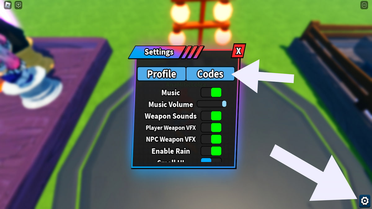 How to redeem Anime Immortals codes.