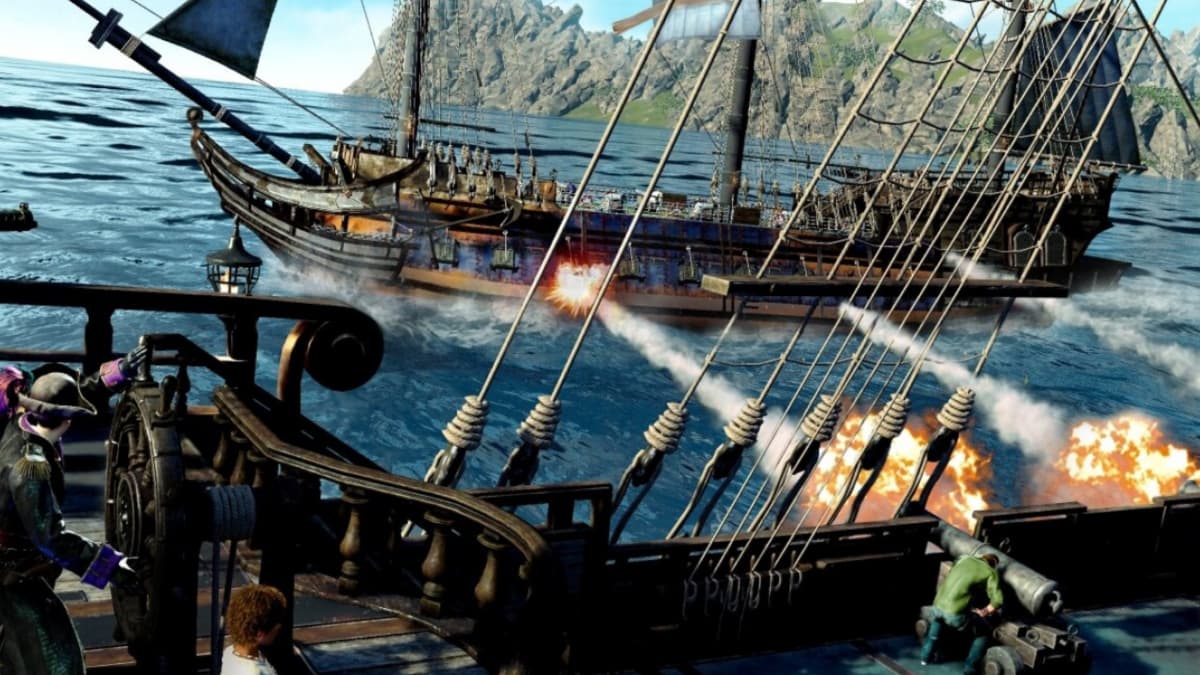 Cannon Combat in Like a Dragon: Pirate Yakuza in Hawaii