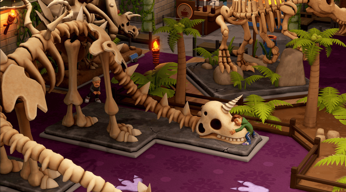 Two Point Museum promotional picture, dinosaur exhibition.