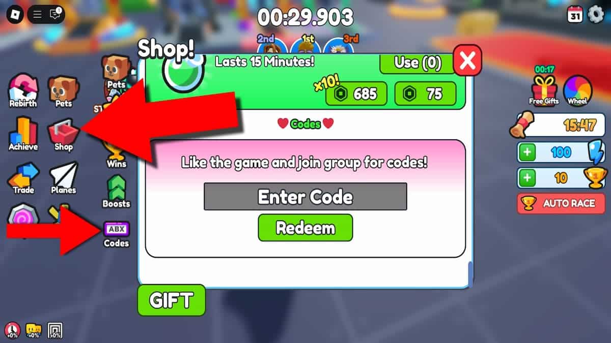 Plane Training Codes (April 2025) - The Escapist