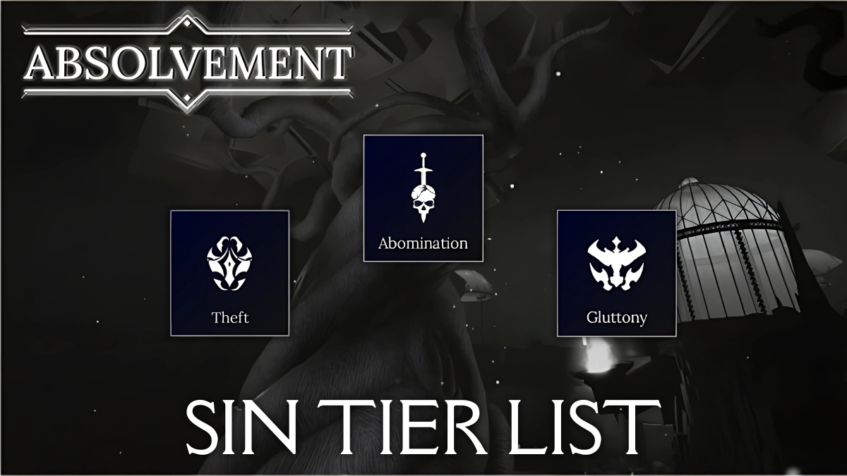 Cover image of Absolvement Roblox experience with the best Sins in front of it.