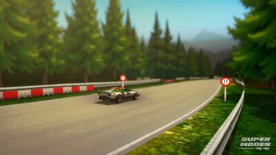 A side on view taken in Photo Mode of Super Woden Rally Edge