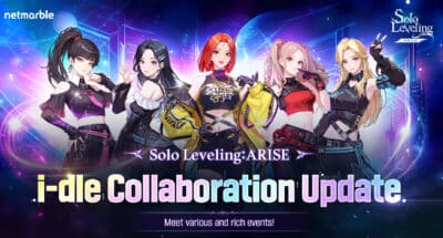 Promo image for the I-Dle collab in Solo Leveling: Arise