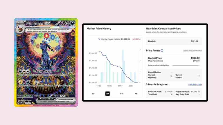 Complete guide to finding the value of Pokémon cards