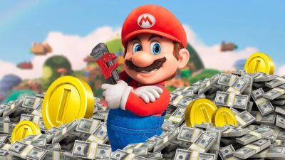 mario with money