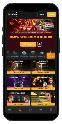 BetWhale - The best US live casinos