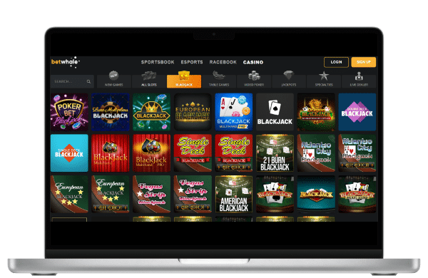BetWhale Promo Code Blackjack Lobby