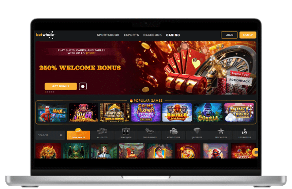 BetWhale Promo Code Casino Lobby