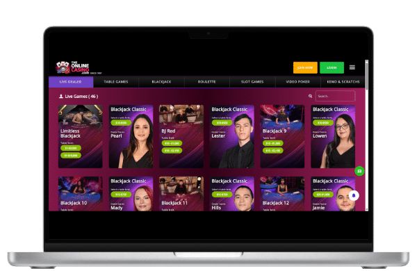 The Online Casino - Best Live Dealer Roulette Site