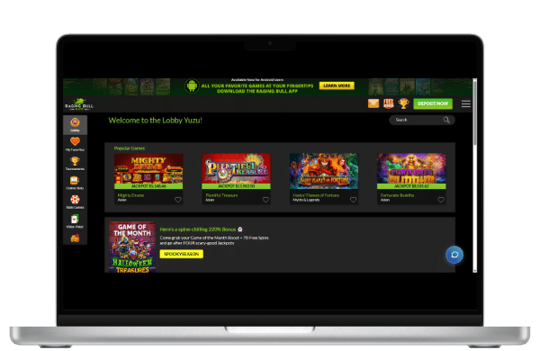 Raging Bull Slots - best roulette site for fast payouts