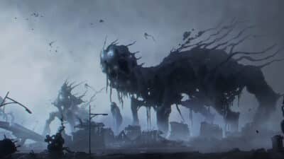 Picture of a monster walking around the map from Chaos Zero Nightmare.